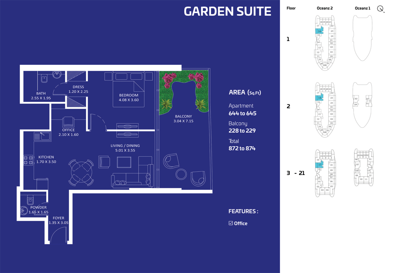 GARDEN 1BR