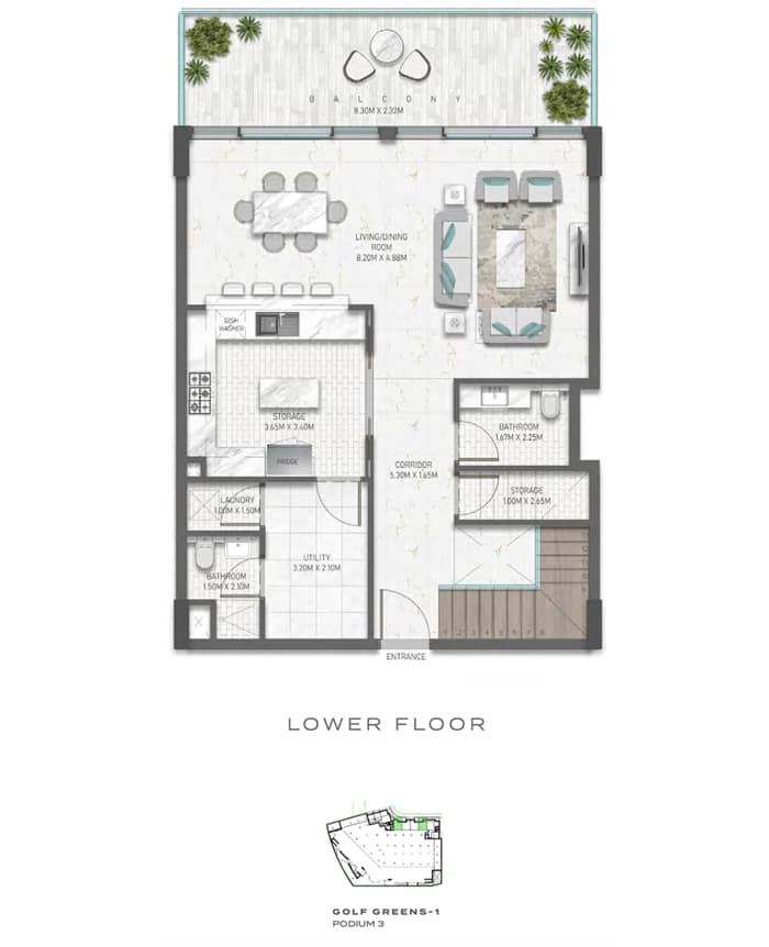3 BR
